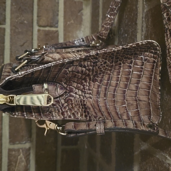 Brahmin Anywhere Convertible Melbourne Embossed Leather Satchel - Picture 4 of 9